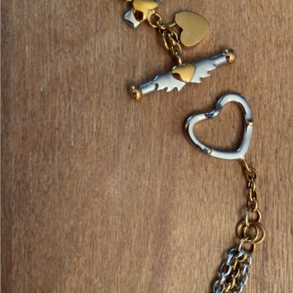 Algerian Love Knot necklace with triple chain. Bond Girl Bling 007 - Picture 9 of 12